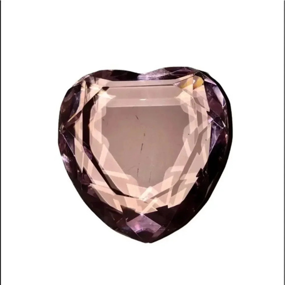 Rosenthal Pink Crystal Heart Original Box - Picture 1 of 8